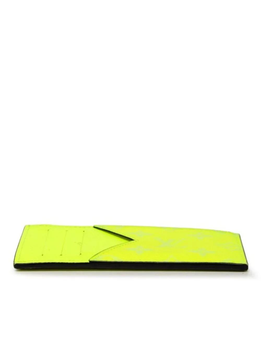 Louis Vuitton Monogram Fragment Case Coin Yellow Taigarama